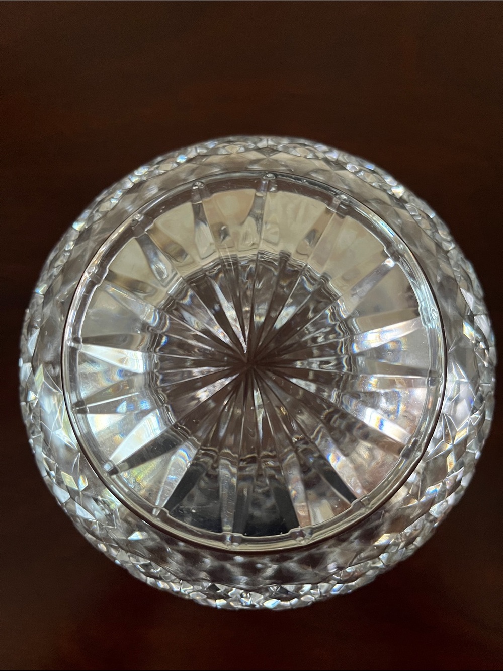 Crystal Rose bowl - Picture 4 of 8